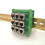 RJ45 8P8C Jack 9-Way Breakout Board,Terminal Block 7