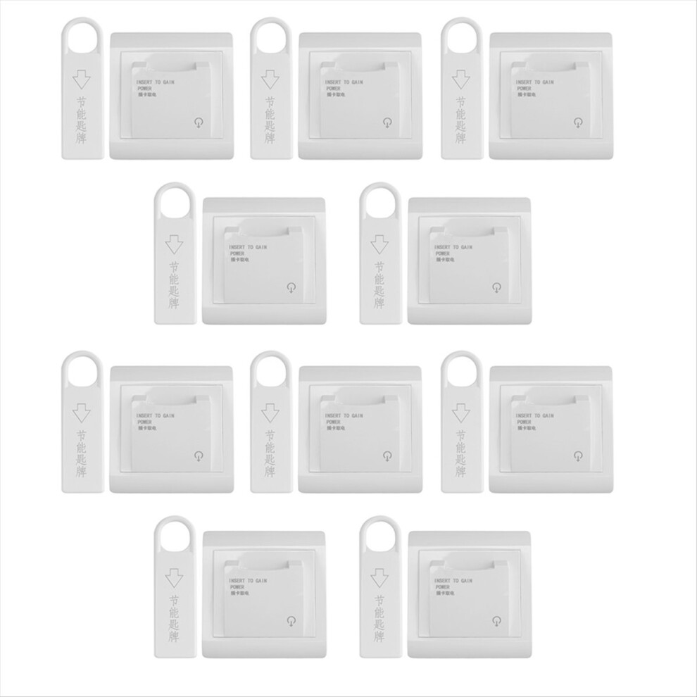 10Set High Grade Hotel Magnetic Card Switch Energy Saving Switch 4854173749725