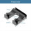 Hair Dryer Wall Mount Bracket Black 5
