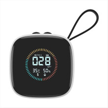 Pm2.5 Detector Small LED Display with Strap Air Quality Monitor