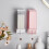 Wall-Mounted Makeup Cotton Storage Box Set, Space-Saving B 2