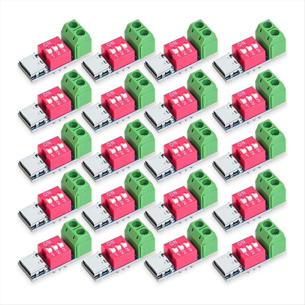 Usb-C Pd Trigger Board Module Pd/Qc Decoy Fast Charging 20Pcs 4853719391527