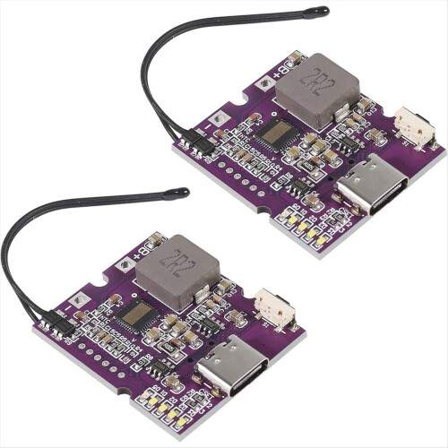 2pcs 22.5W Power Bank Bidirectional Fast Charging Module 2