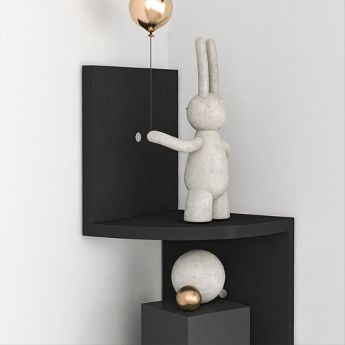 Wall Bookshelf Multi-Layer Wall Mounted Storage Rack A 2
