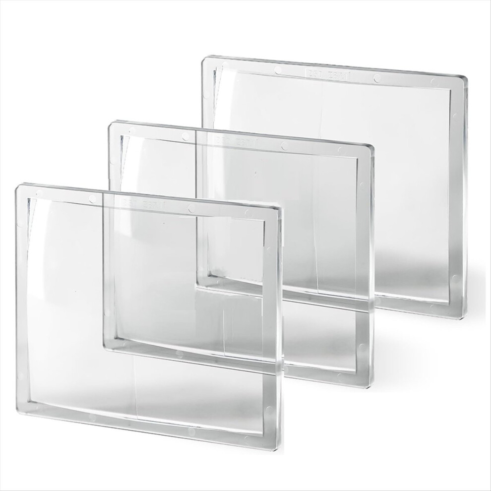 3Pcs 3.54 X 4.25 Inch Magnification Welding Lens 4853719382686