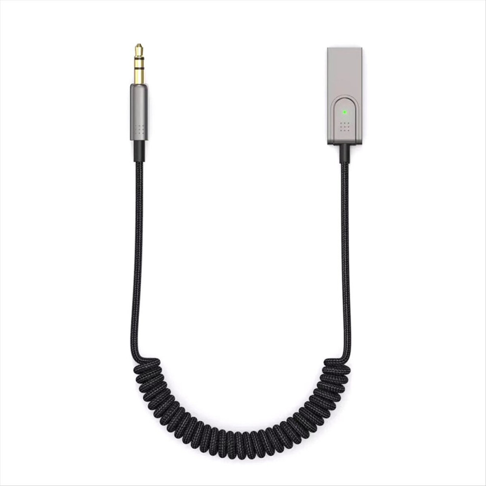 Bluetooth 5.1 Aux Car Adapter Usb To 3.5Mm Jack Dongle Cable 4853719380910