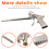 Expanding Foam Applicator Metal Blowing Tool Foam Caulk Tool Silver 6