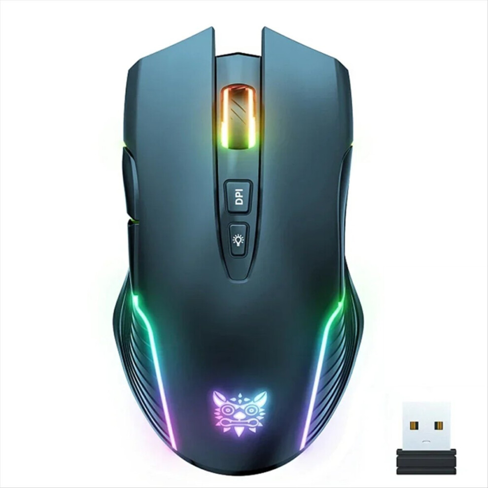 Rgb Marquee Rechargeable Desktop Computer Notebook Mouse Rechargeable Light 4853719389432