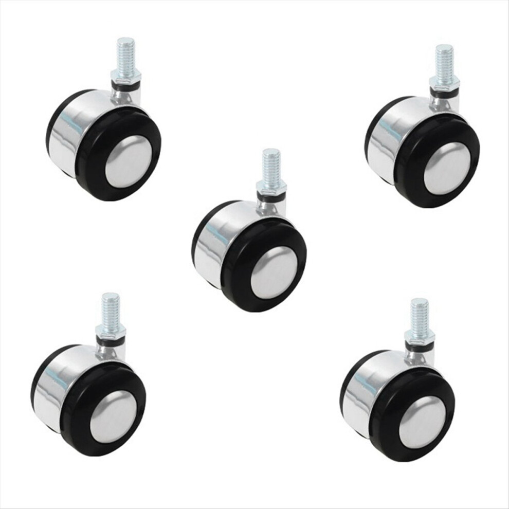 5-Piece 2-Inch Silent Pulley Caster Office Chair/Computer Chair, 4853719390124