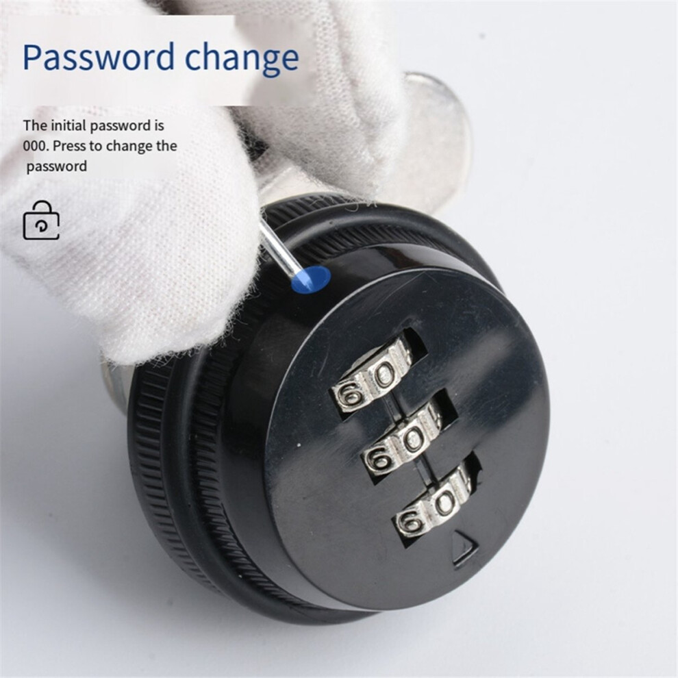 20Mm Mechanical Combination Lock For Office Filing Cabinet Chrome 4712767631064