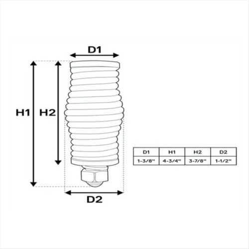 Antenna Spring Mount for Trucks Car RZR UTV Can Am ATV 1