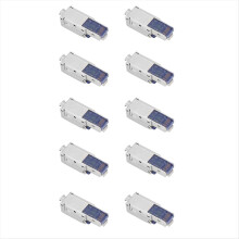 10Pc CAT8 RJ45 Connector Plug Without Crimping Tool 40Gbps 23/24AWG B