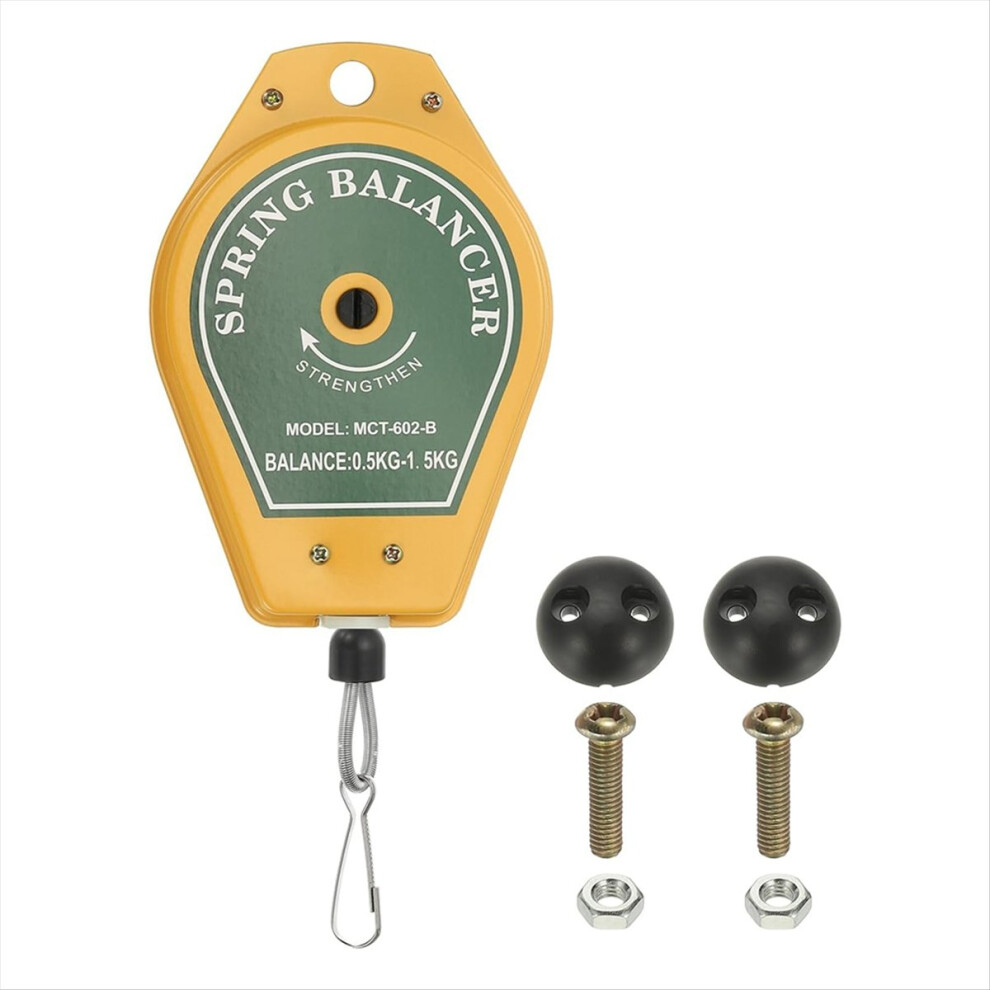 Retractable Spring Balancer,Bearing Spring Tool 1.1-3.3Lbs(0.5-1.5Kg) 4712767613664
