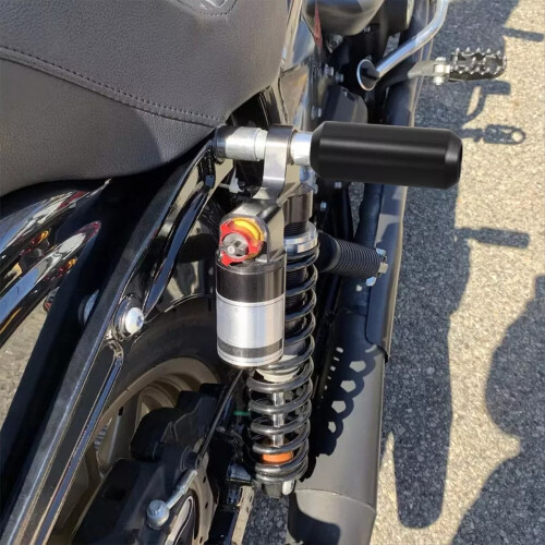 Rear Upper Shock Frame Slider 4.5inch Crash Bar Shock for Harley 2