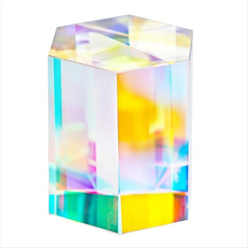 1.2 inch Optical RGB Dispersion Prism X-Cube for Physics Teach