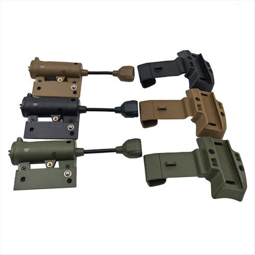 Tactical Helmet Light Energy Saving Hunting Flashlight Black 2