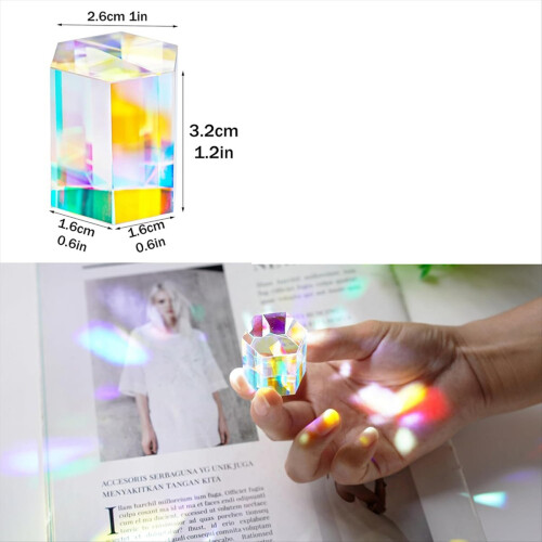 1.2 inch Optical RGB Dispersion Prism X-Cube for Physics Teach 2