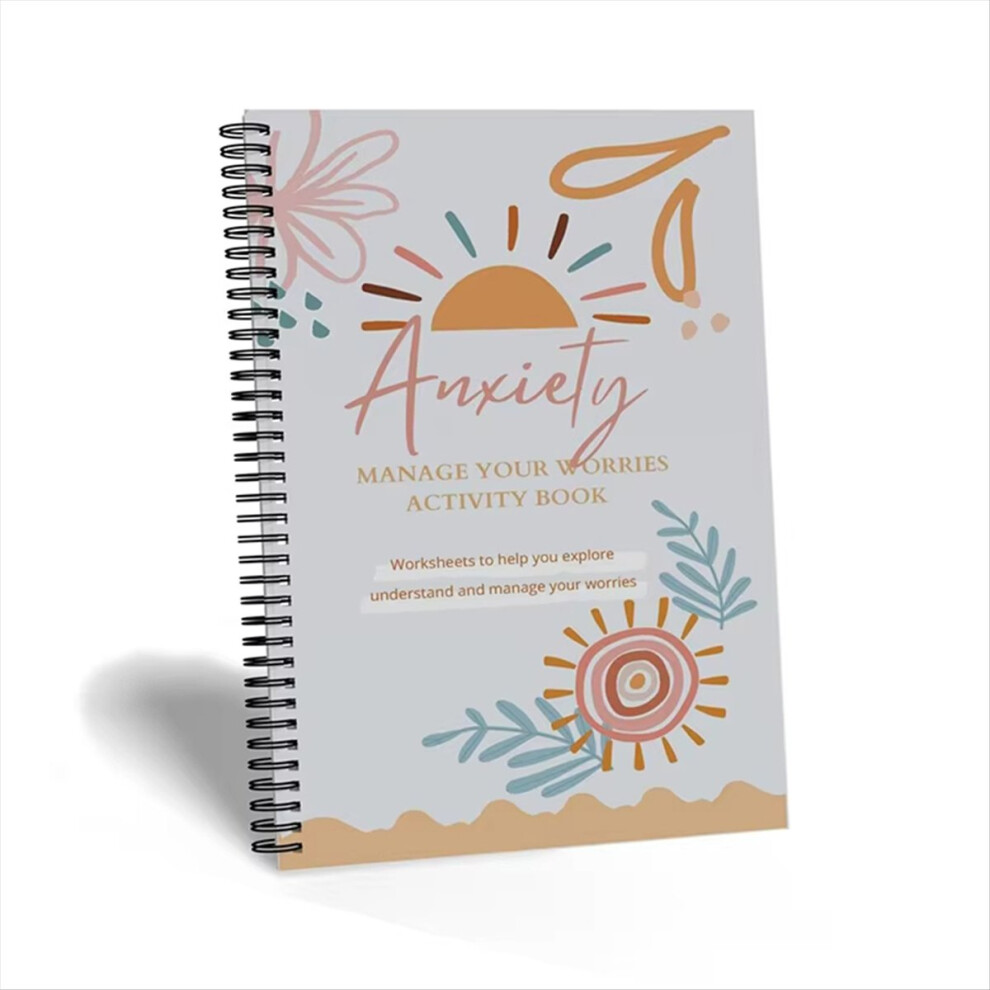 Anxiety Management Workbook for Adults, Spiral-Bound Relax Journal