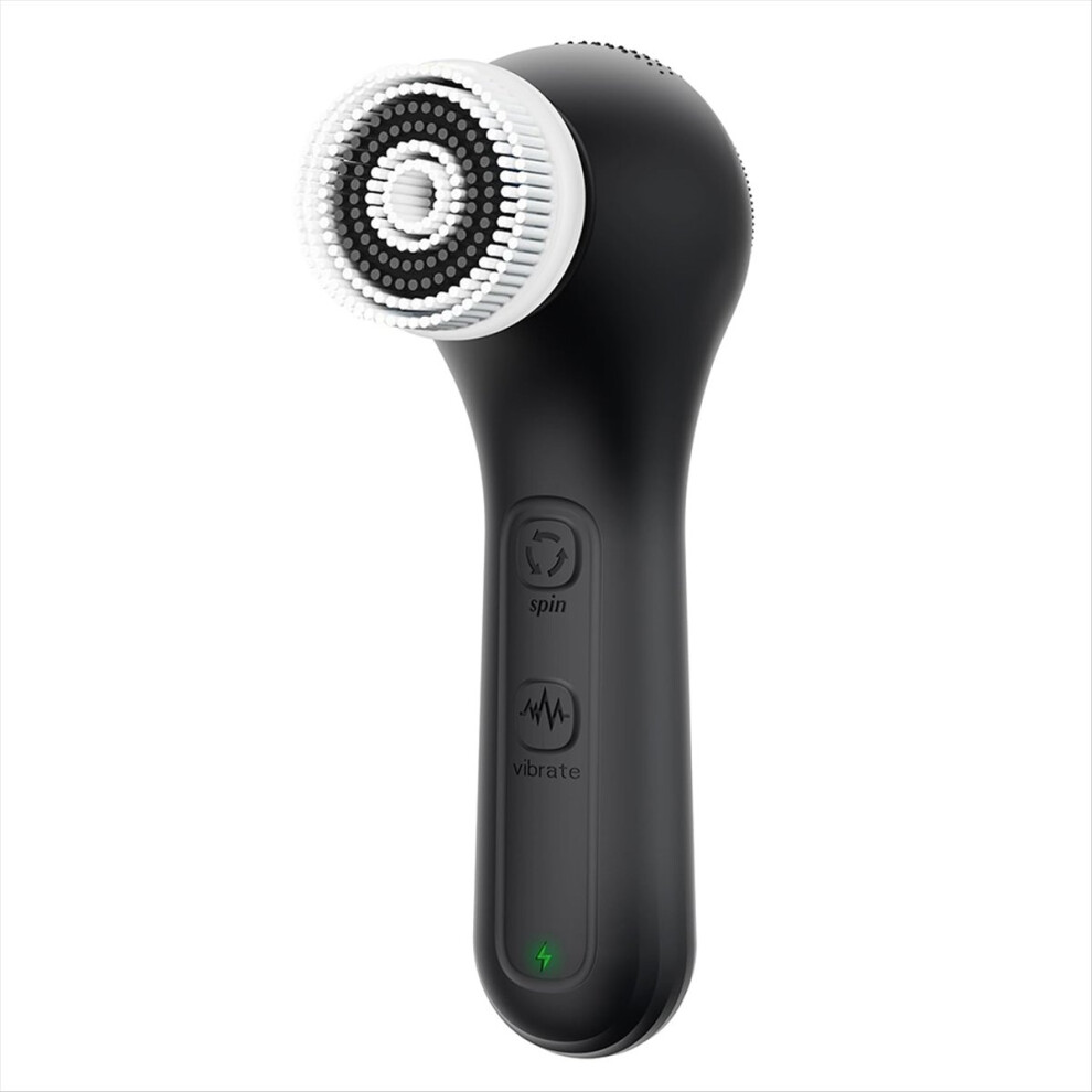 Vibrating & Rotating Face Scrubber, Waterproof Rechargeable