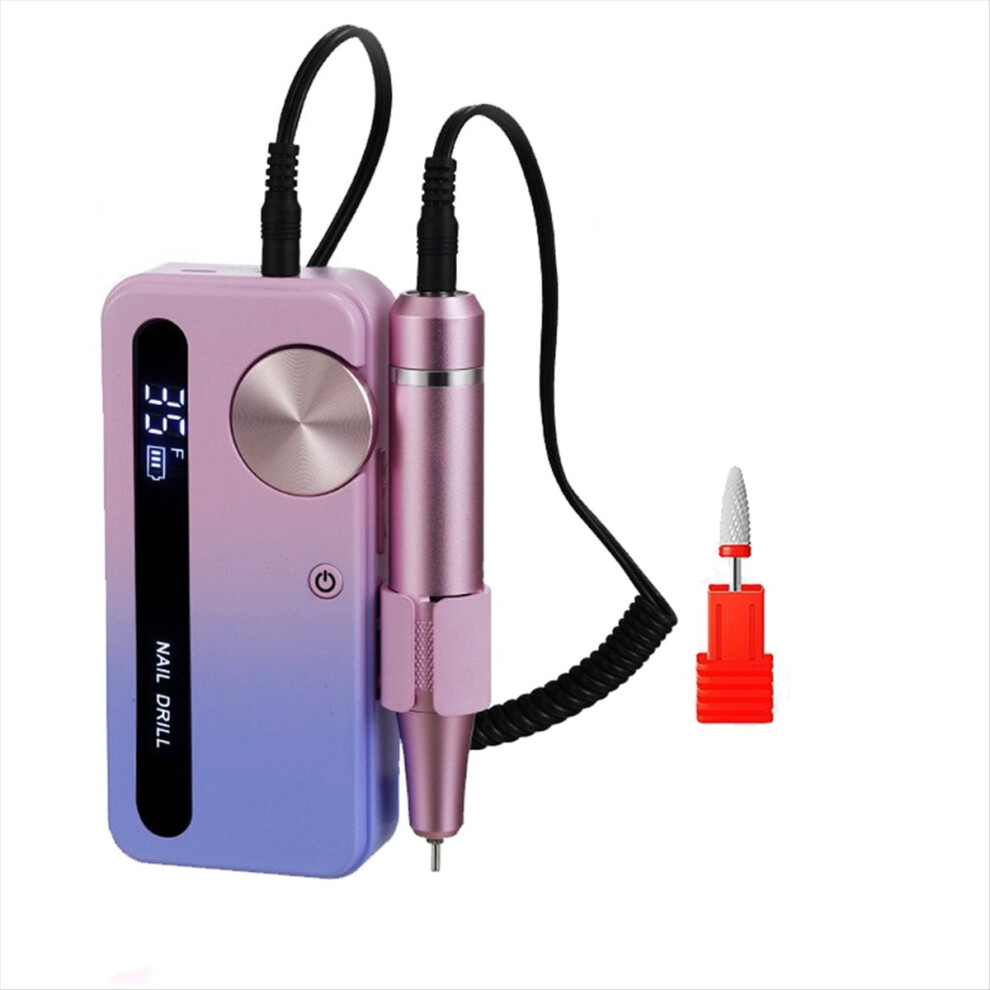 Electric Nail File 35000RPM Electric Nail Drill Manicure Machine,A