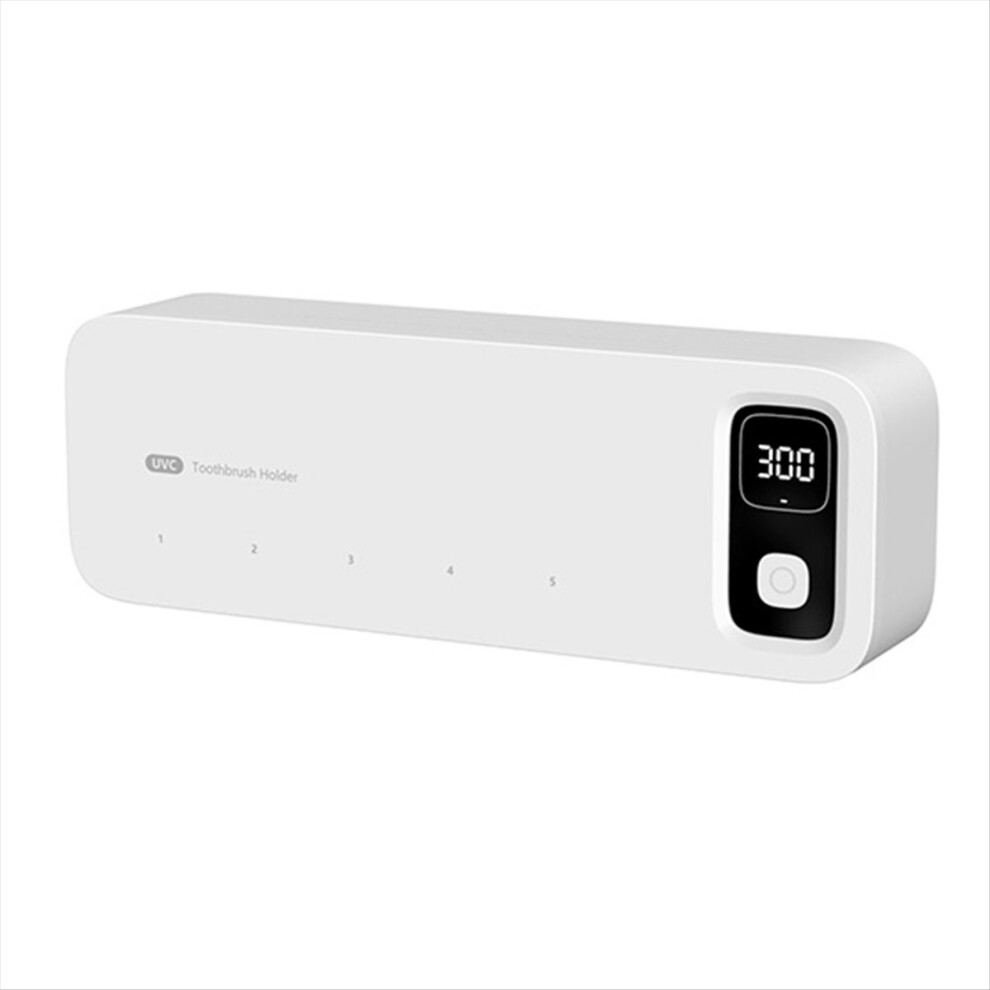 White Toothbrush Storage Sterilizer Charging Uv Storage Box Wall