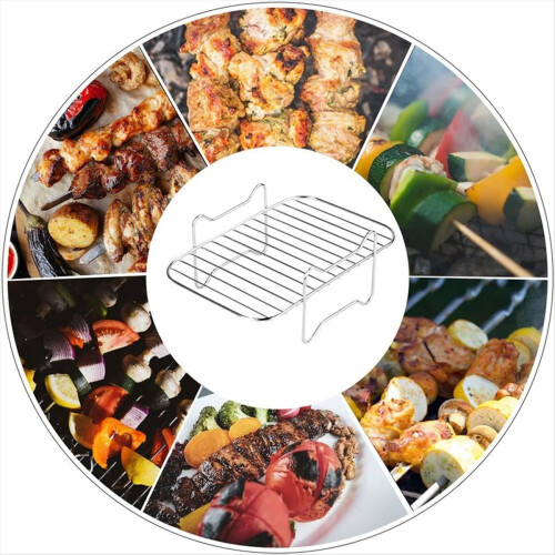 For Ninja Foodi Double Cooker Series Rectangular Grill Rack 2