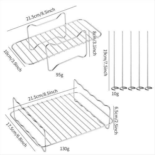 For Ninja Foodi Double Cooker Series Rectangular Grill Rack 1