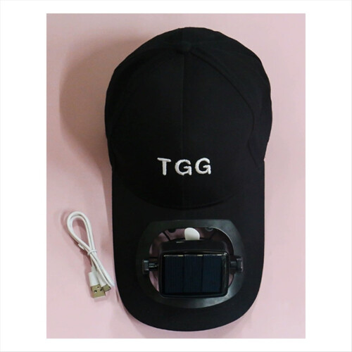 Excellent Summer Fan Hat Strong Wind Decorative Men Fan Cap 1