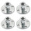 4 Pcs 5mm Metal Flange Shaft Coupling Rigid Flange Coupling 1