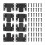 Universal Sectional Sofa Interlocking, 8 Pieces Couch Clips 1