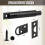 4 set Slide Bolt Latch Lock Black 3