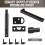4 set Slide Bolt Latch Lock Black 2