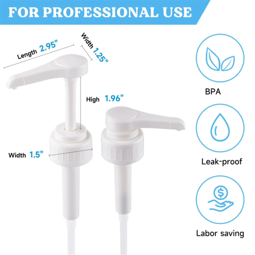 Gallon Pump Dispenser, 2pcs Large Resin Pump Dispenser 10CC 2