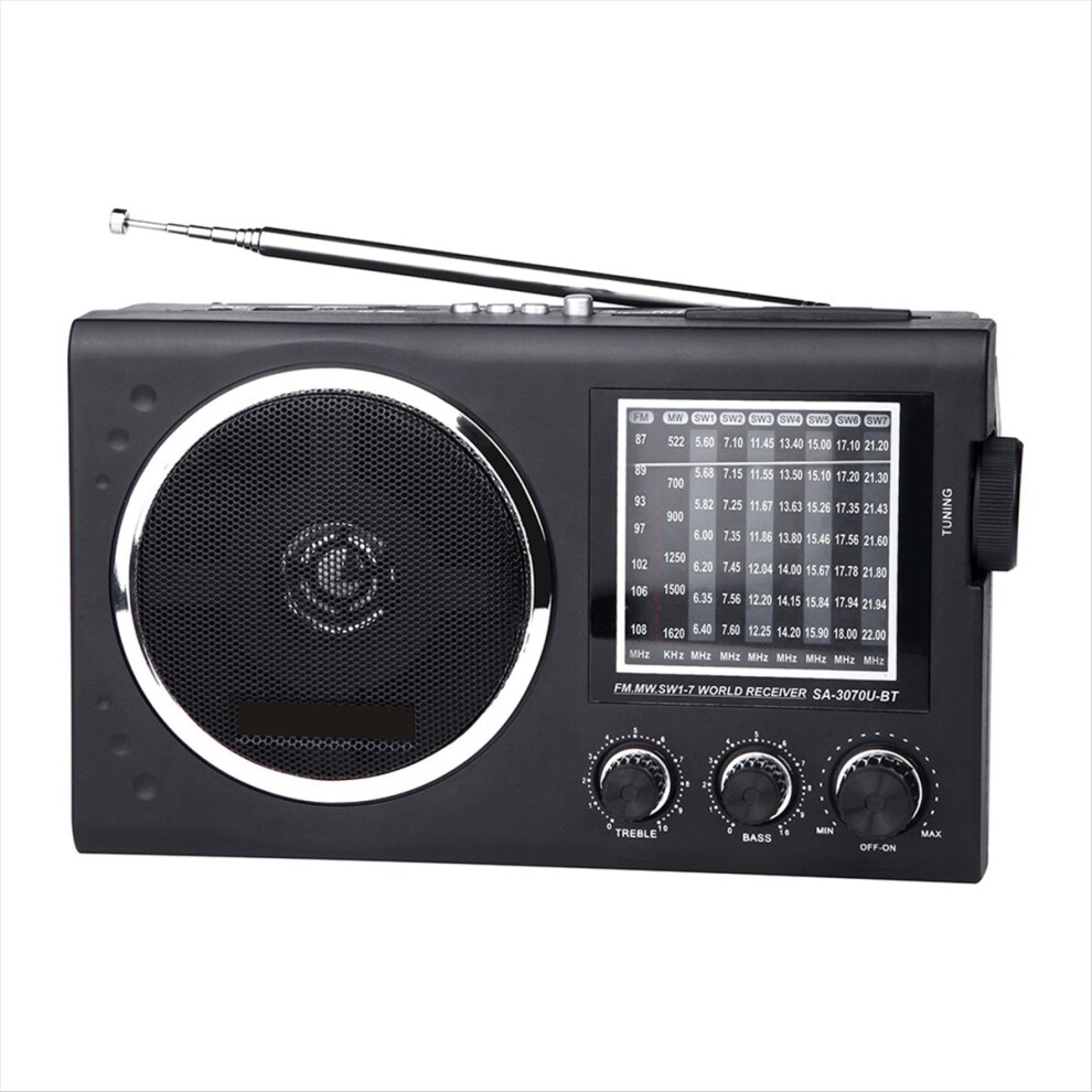 Radio Ec3070bt Fm Old-Fashioned Card With Sw Mp3 Radio Black 4712767619536