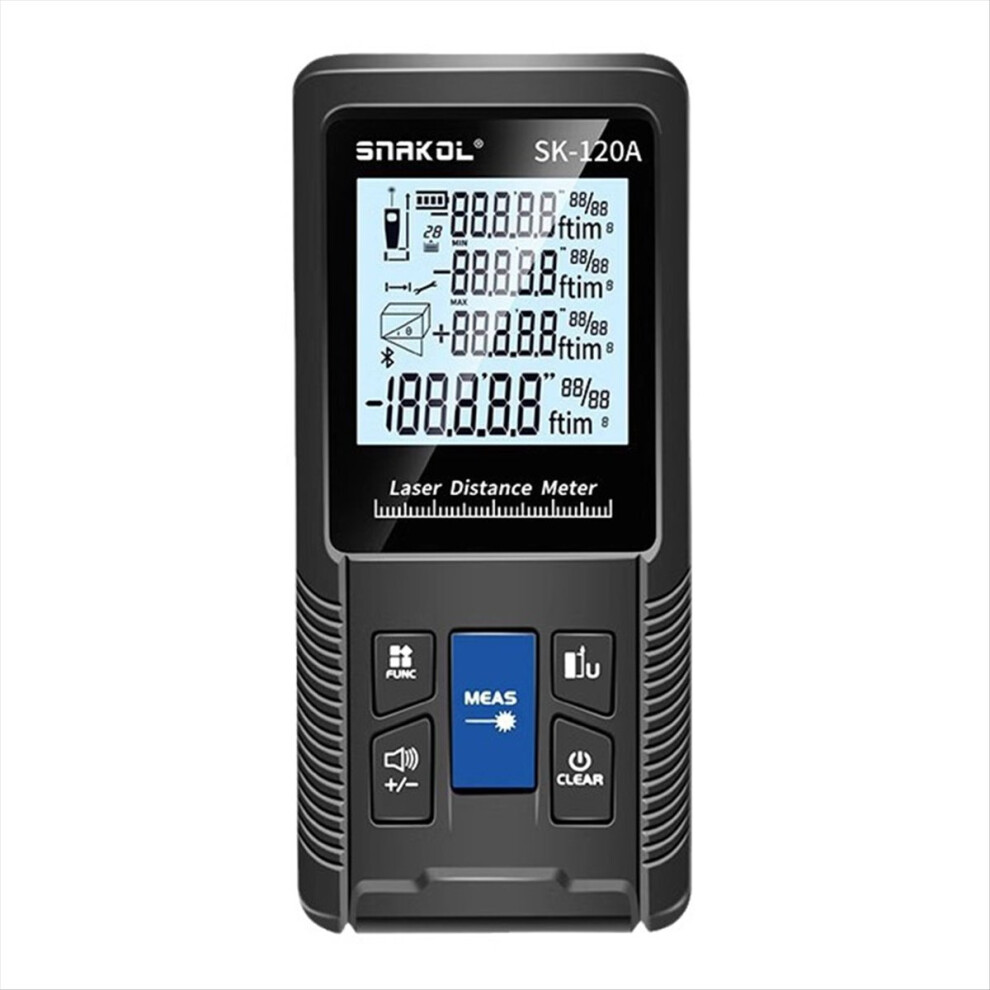 Snakol Laser Distance Meter 120M Rangefinder Digital Range Finder 4712767623137