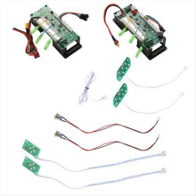 Dual system electric balance scooter skateboard suspension board