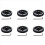200X6mm Industrial Aluminum Rubber Measuring Rotary Encoder Wheel 1