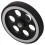 200X6mm Industrial Aluminum Rubber Measuring Rotary Encoder Wheel 5