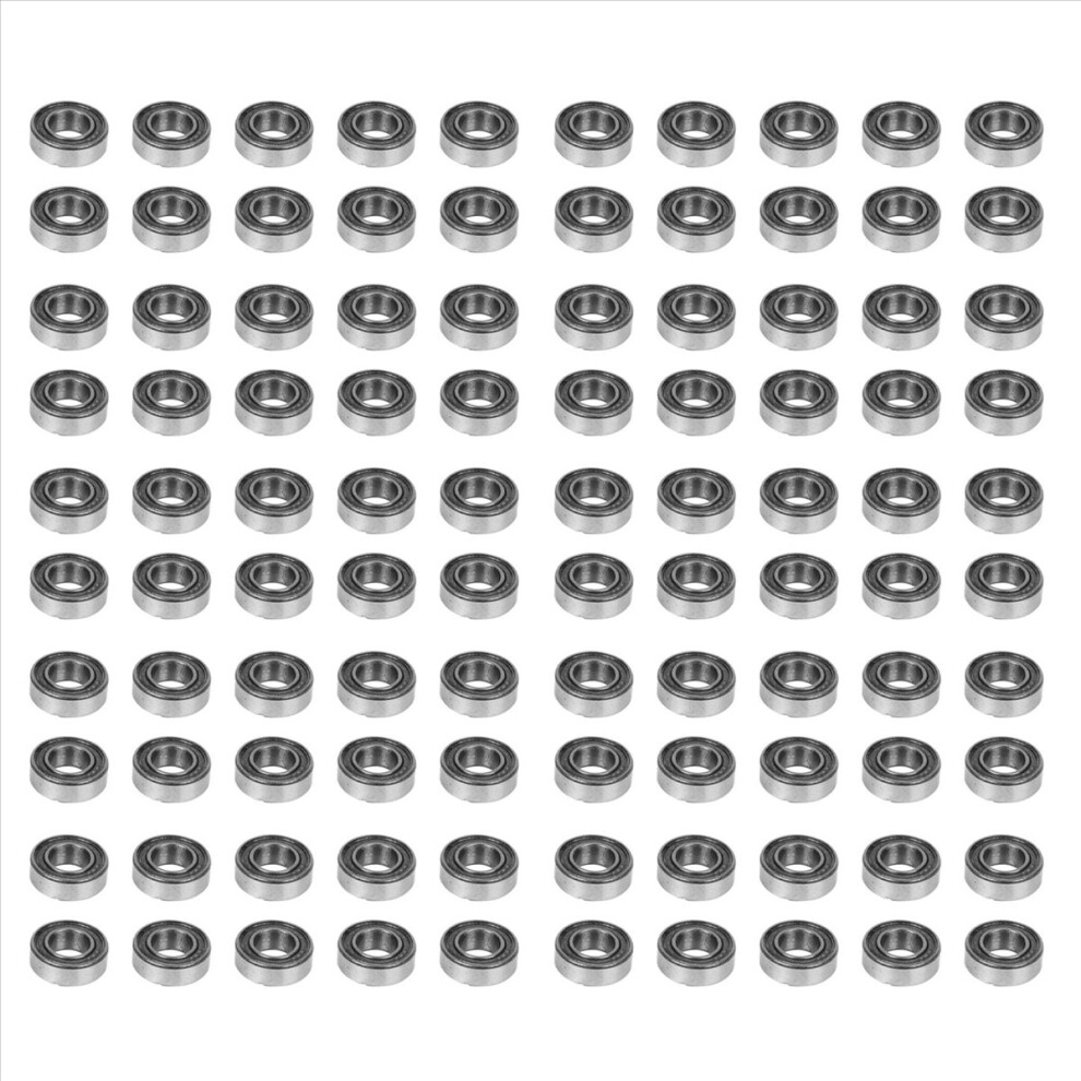 10Pcs Miniature Rubber Sealed Metal Ball Bearing Model 37 Mr126 Zz 4712767626374