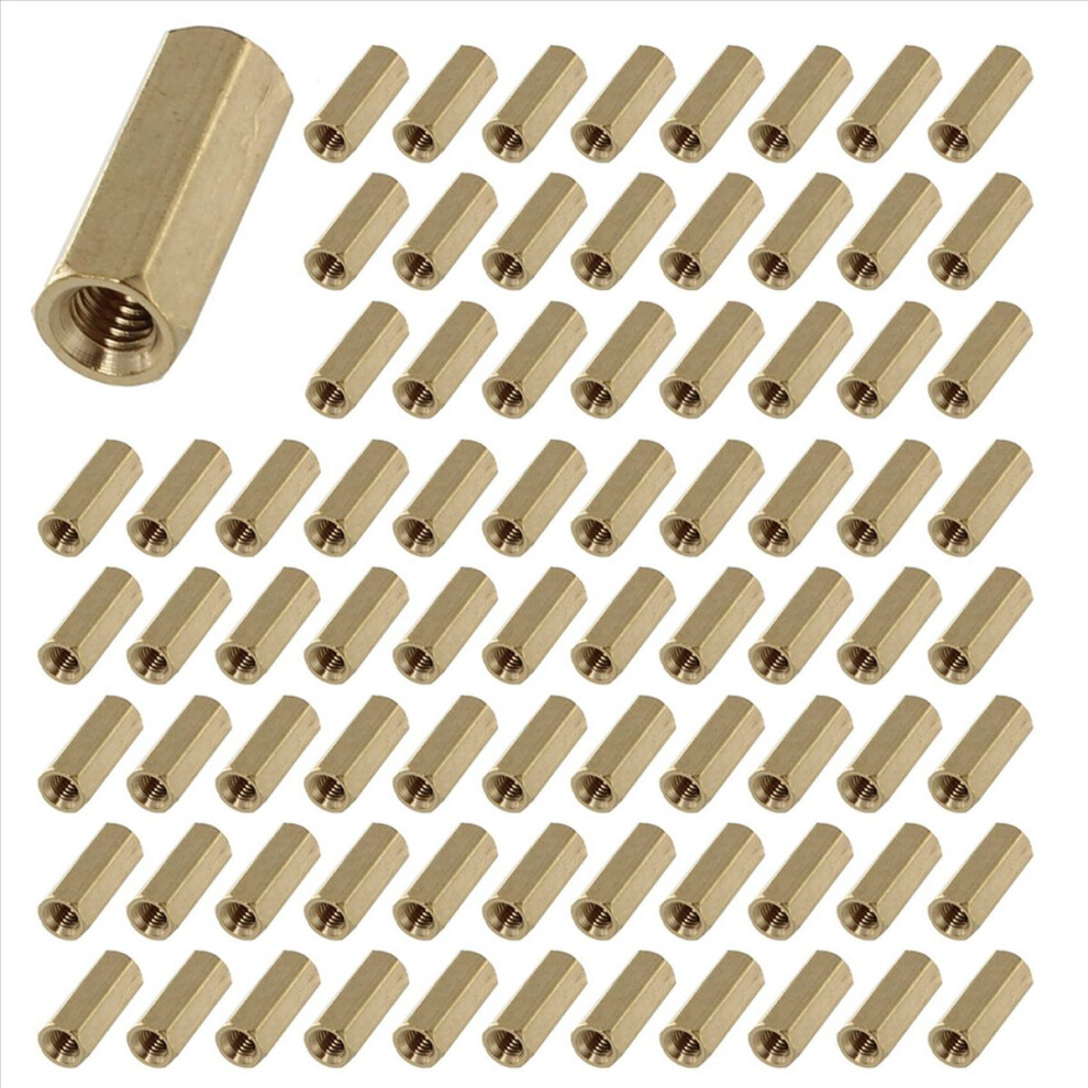 12Mm Metal Hexagonal M3 Female Thread Pcb Standoff Spacers 50 Pcs 4712767624417