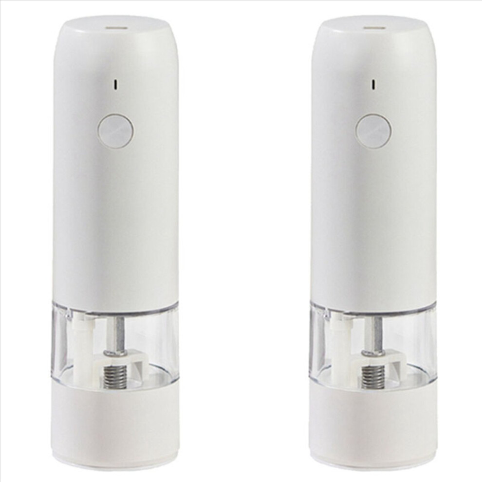 Electric Automatic Mill Pepper And Salt Grinder Grinder Mill(White) 4712767627135