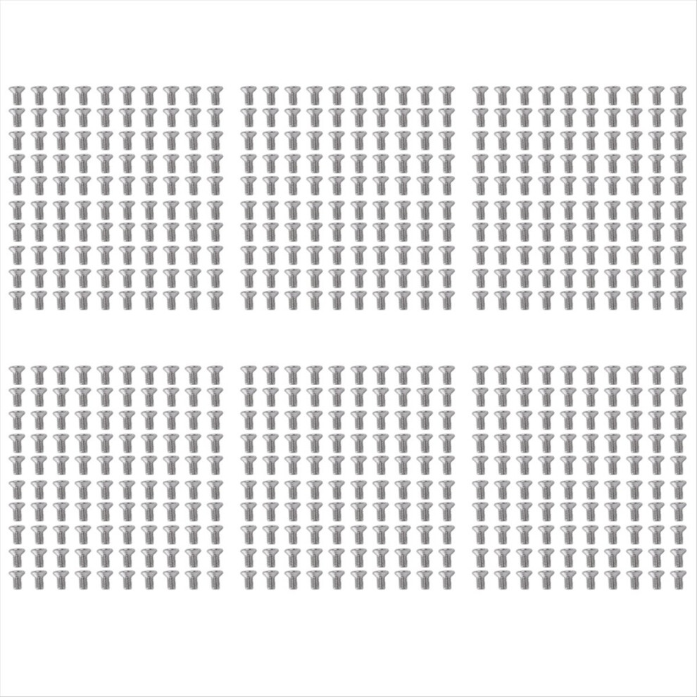 M3 X 6Mm Flat Head Countersunk Bolts Machine Screws 100Pcs 4712767699507