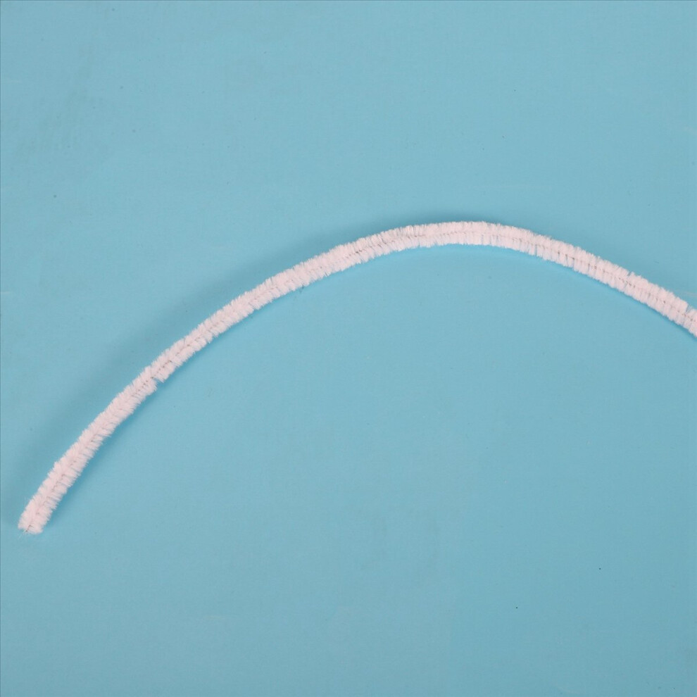 100 Pcs 30Cm Creation Pipe Cleaners, White 4712767698081