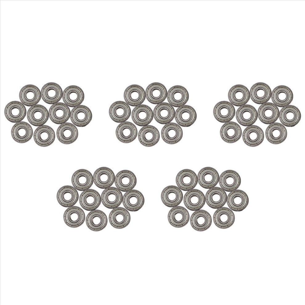 10 Piezas 607Zz 19 X 7 X6mm Profundidad Metal Rodamientos De Bola 4712767601401