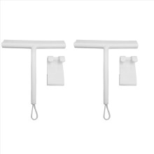 Silicone Shower Squeegee with Hook & Lanyard,for Bathroom, Door, Car