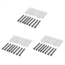 8 Pcs M3x30MM Electric Guitar Adjust Height Screw and Springs -Black