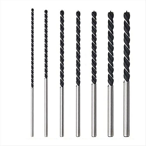 7Pcs Extra Long Wood Drill Bit Set 300mm Drill Bits Extra Long Drill 1