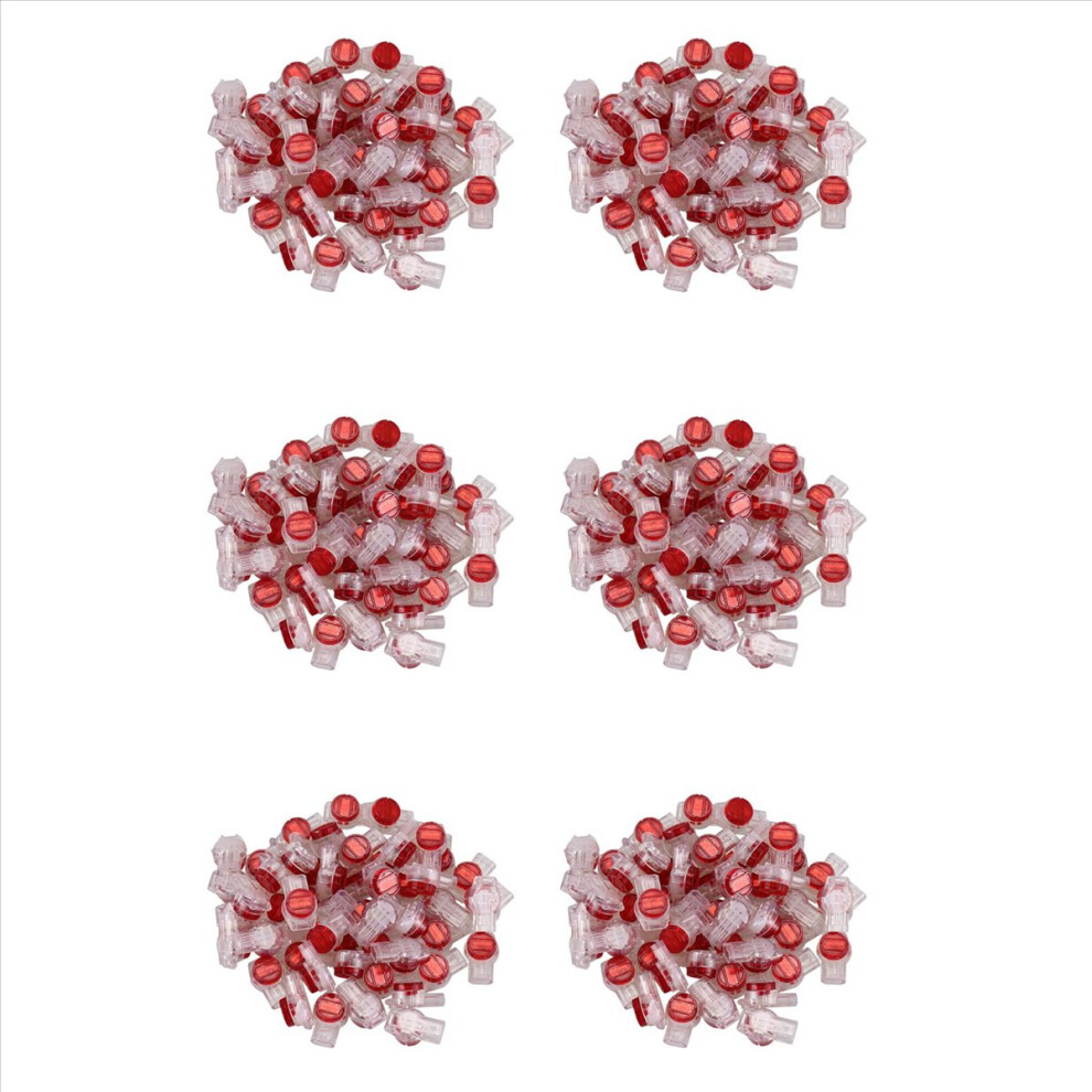55 Pieces Gel Splice Ur Connector 3 Port Wire Connectors Red+Clear 4712767601876