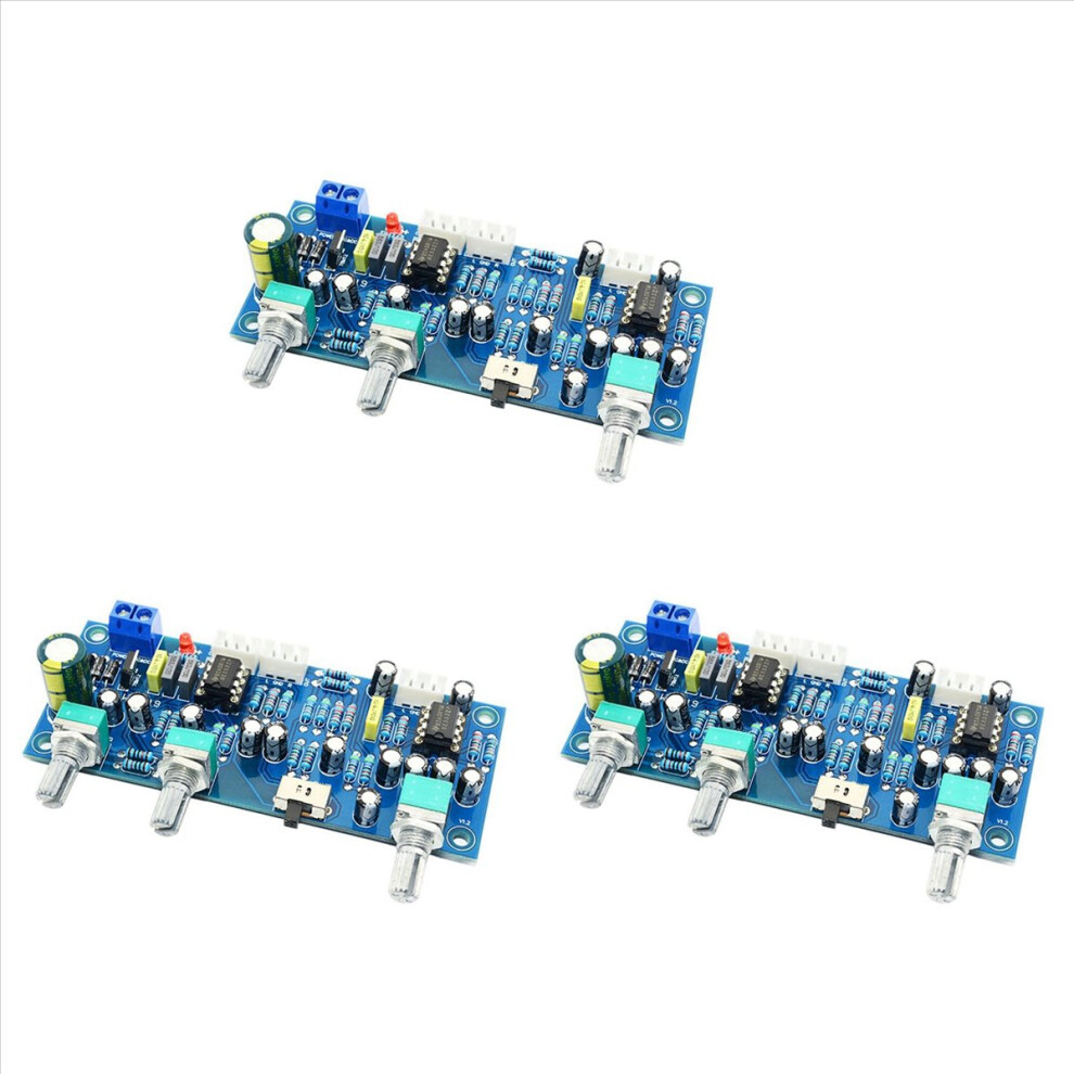 2.1 Channel Subwoofer Preamp Board Low Pass Filter Pre-Amp Ne5532 Blue 4712767607366