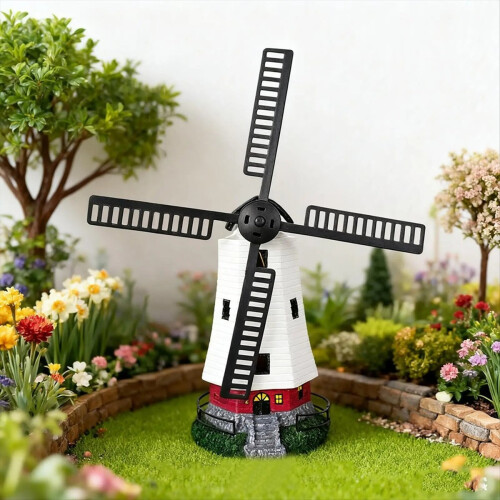 Solar Light House Outdoor Decorative
Windmill Statue 1
